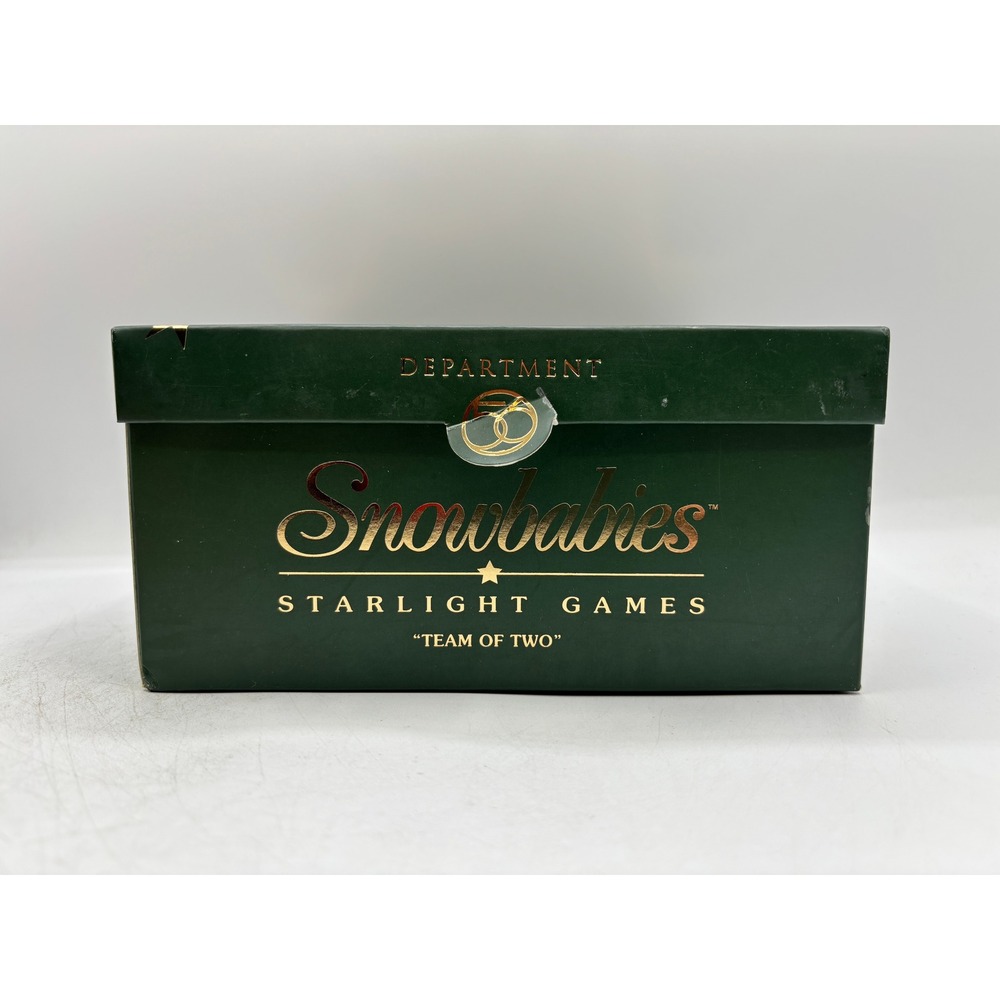 Department 56 2001 Vintage Snowbabies Starlight Games Team of Two 56.69943 - Picture 11 of 12